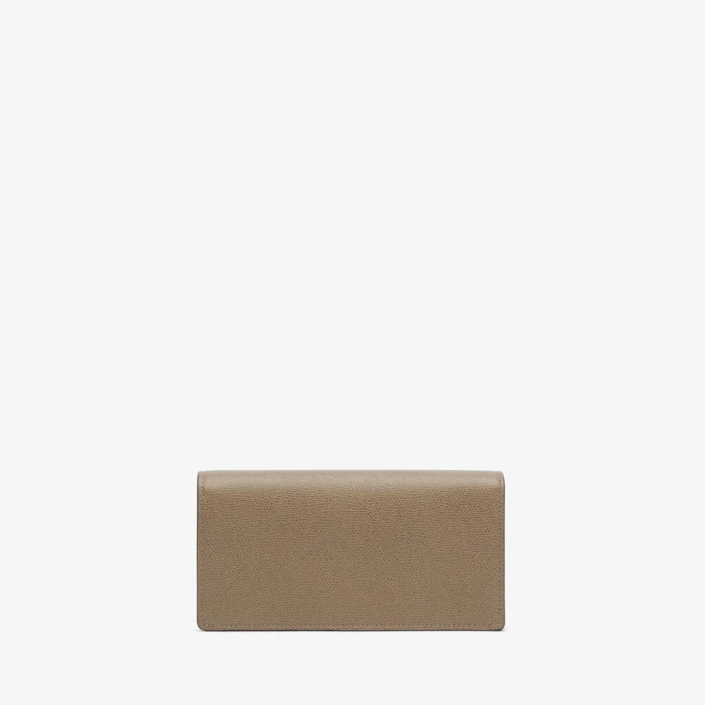Iside Clutch with Chain - Oyster Brown
