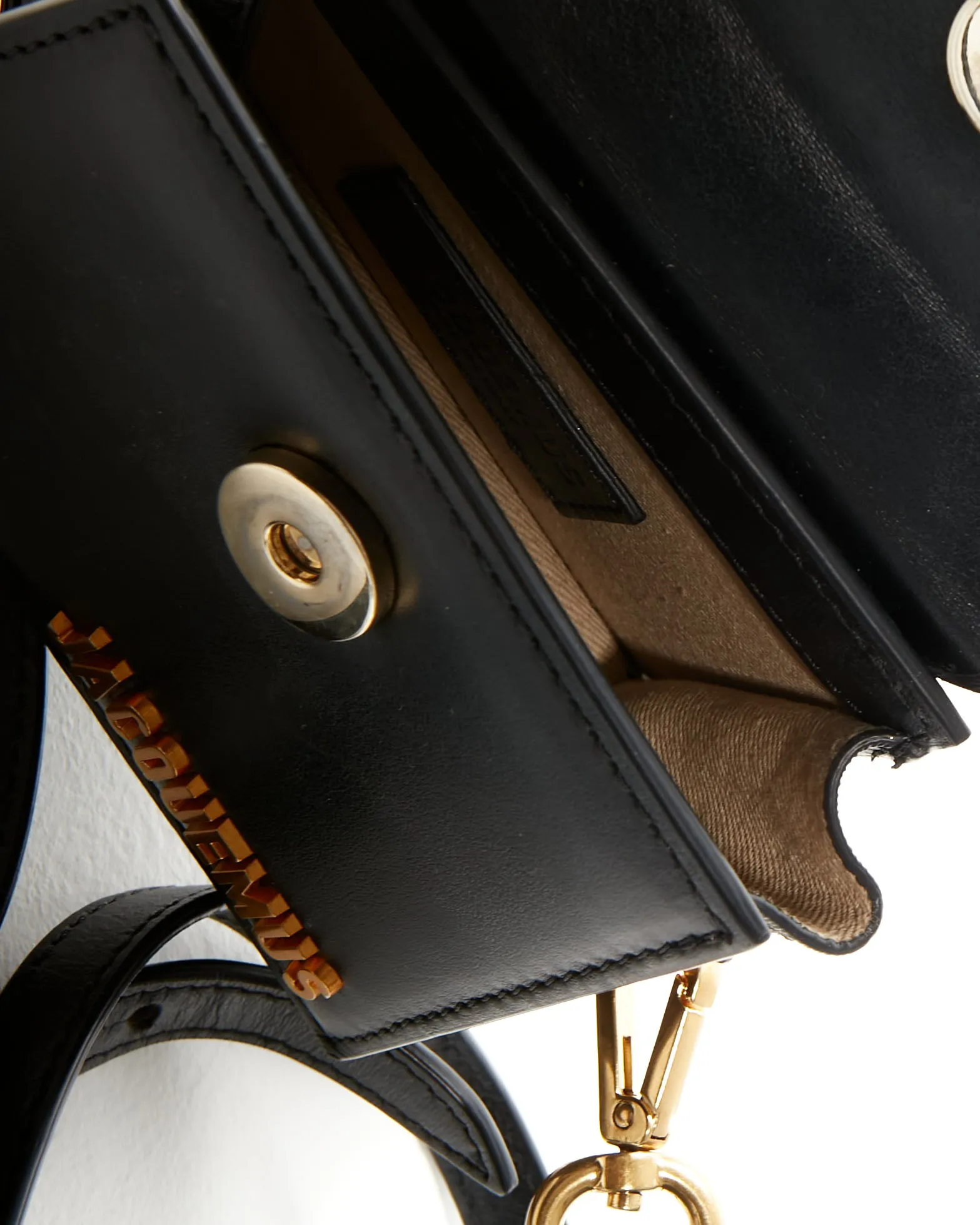 Jacquemus Black Leather Mini Chiquito Bag