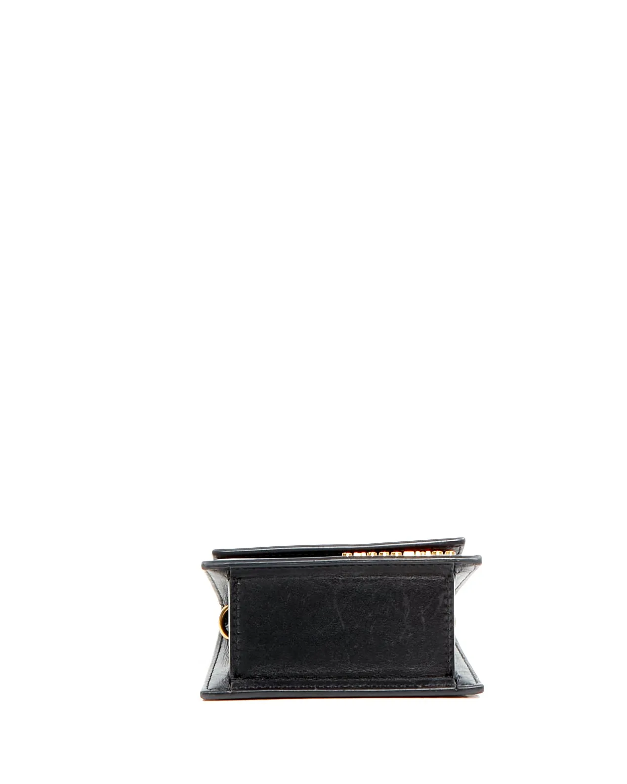 Jacquemus Black Leather Mini Chiquito Bag