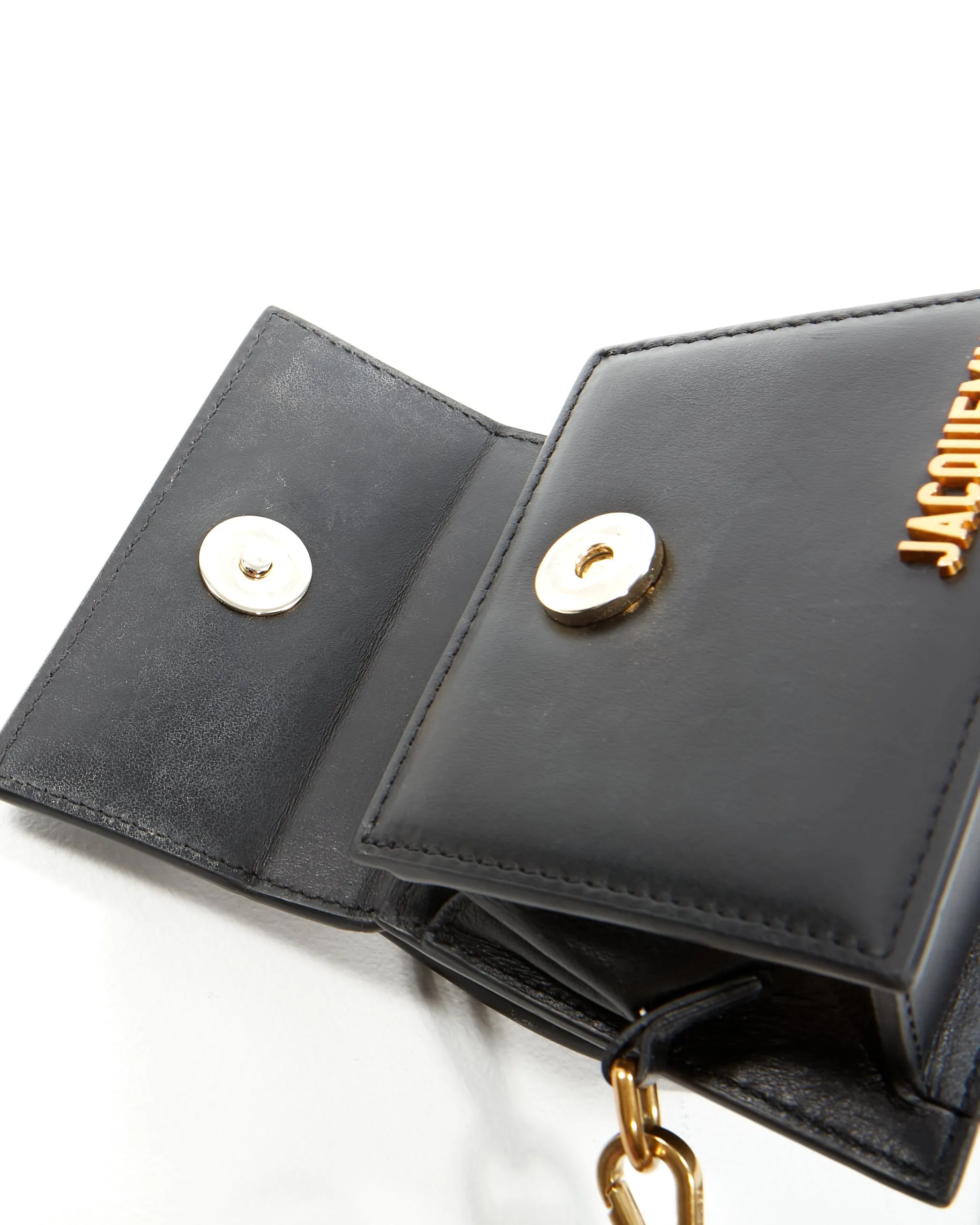 Jacquemus Black Leather Mini Chiquito Bag