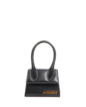 Jacquemus Black Leather Mini Chiquito Bag