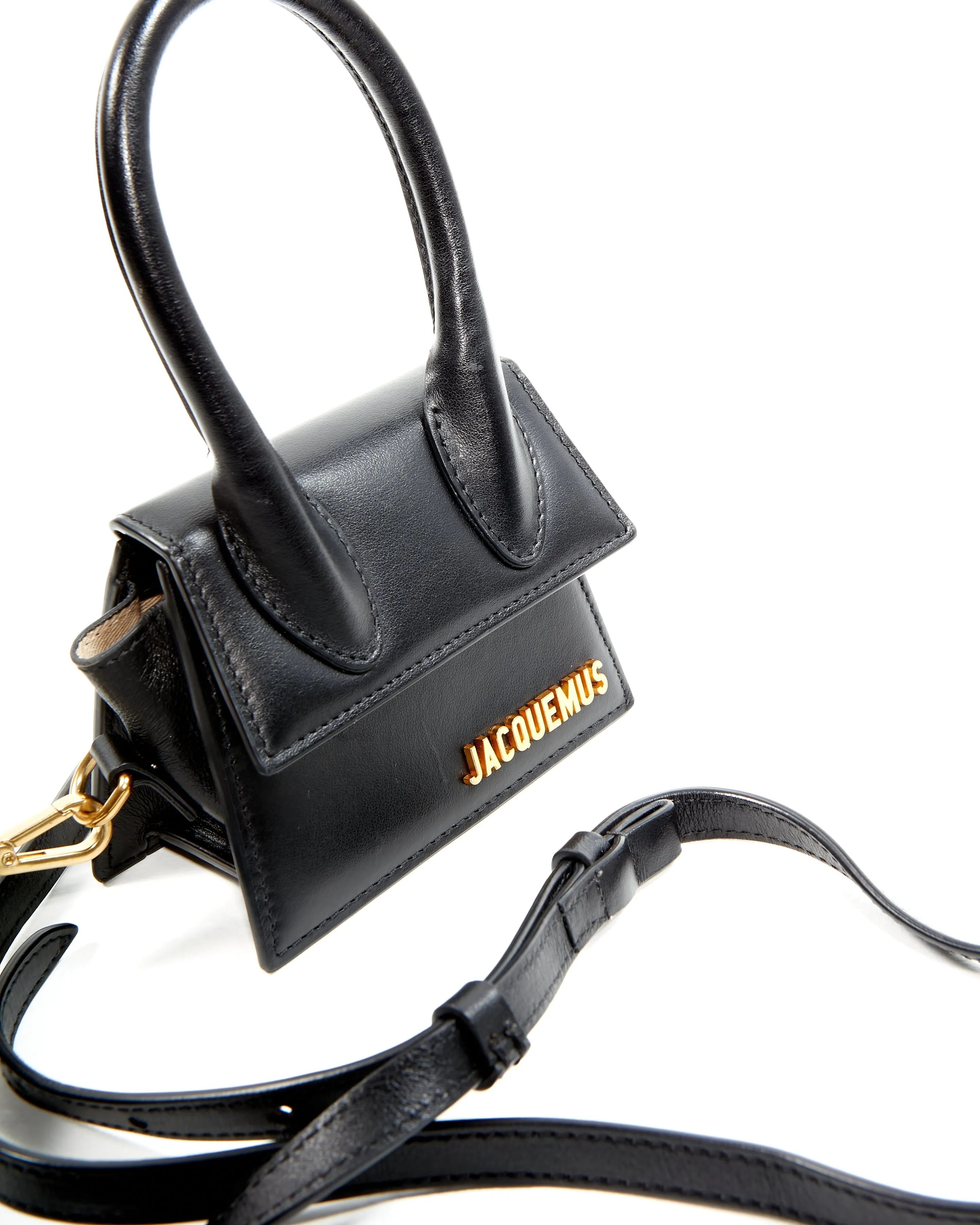 Jacquemus Black Leather Mini Chiquito Bag