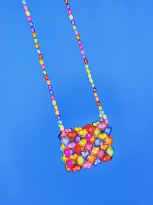 Jelly Heart Mini Bead Bag