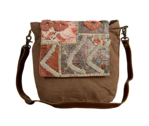 Just Like Home Accent Stitch Shoulder Bag