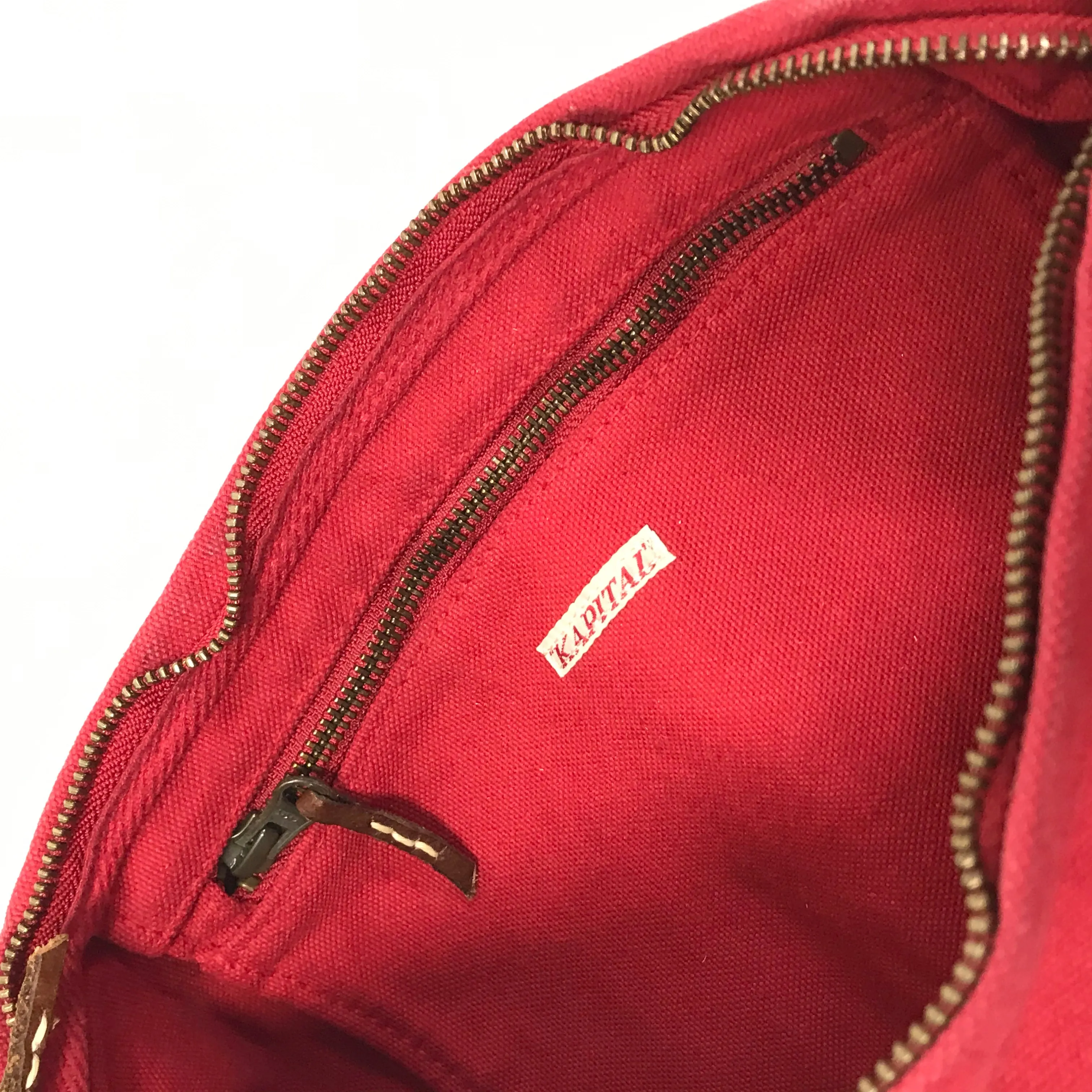 Kapital Duck Cotton Canvas Snufkin Waist Bag