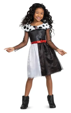 Kids Villains Cruella De Vil Classic Costume