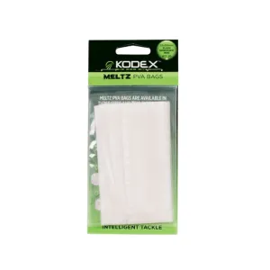 KODEX Meltz PVA Bags - Plain Mini (55x105mm) 20pc pkt