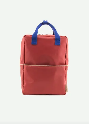 Large Backpack Glitter - Faded Red