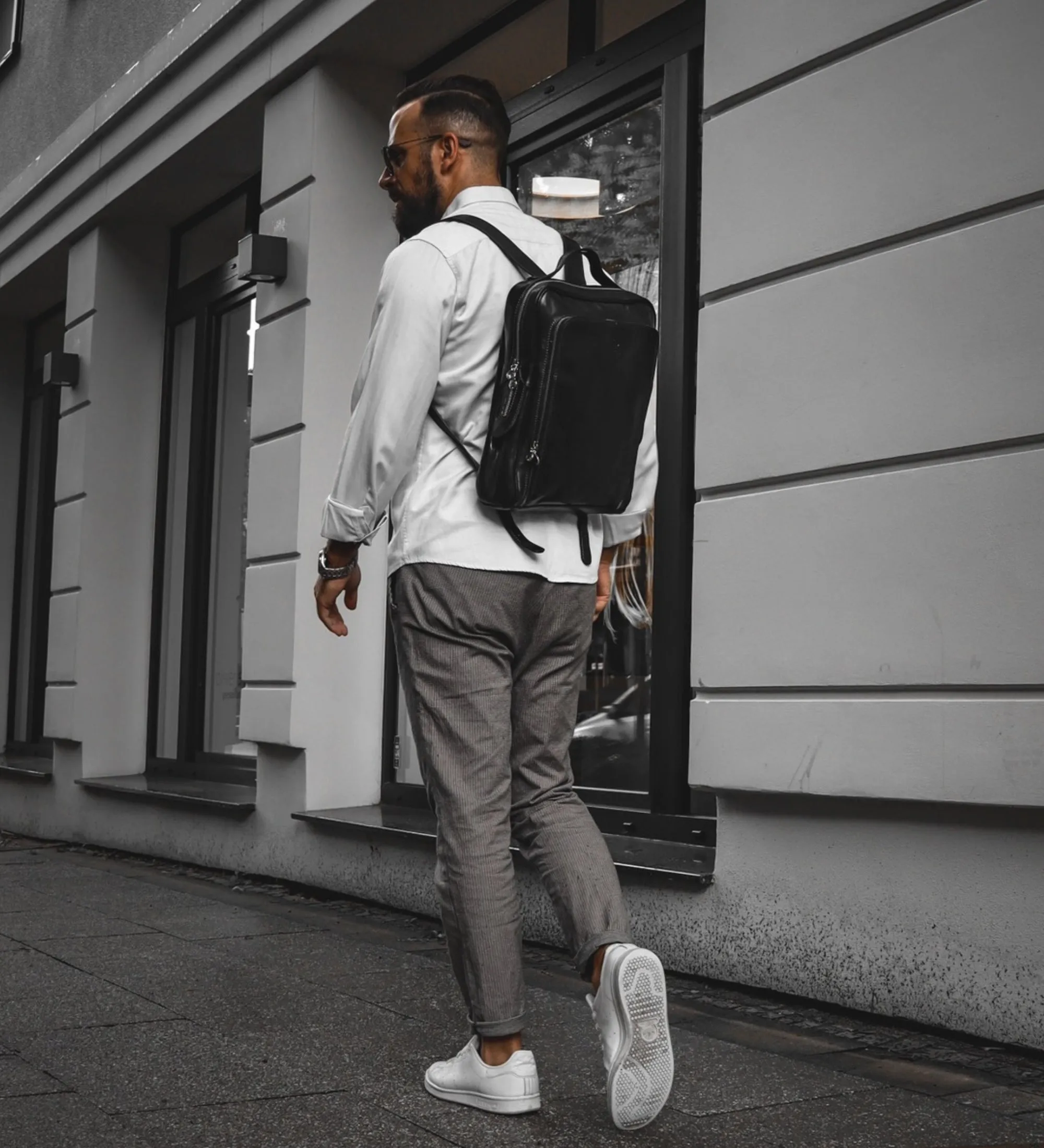 Leather Backpack - The Sun Also Rises