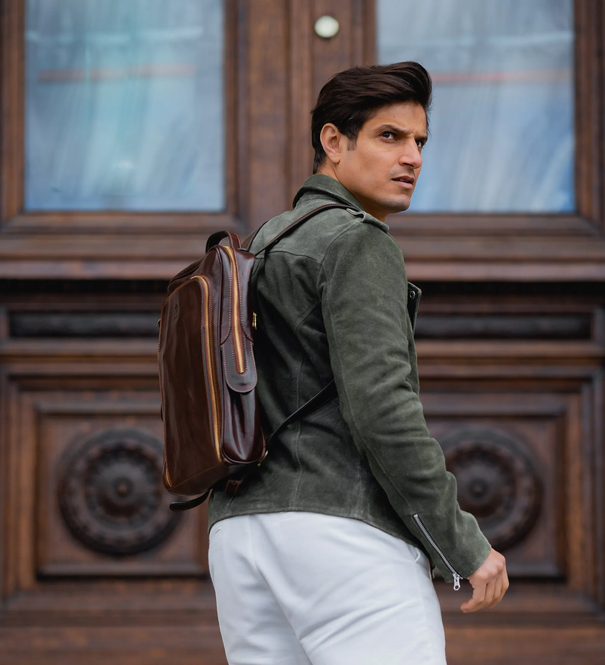 Leather Backpack - The Sun Also Rises
