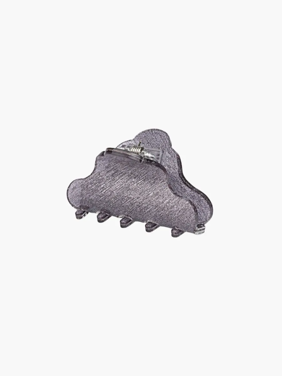 Lene Star Mini Hairgrip - Dark Pewter Grey