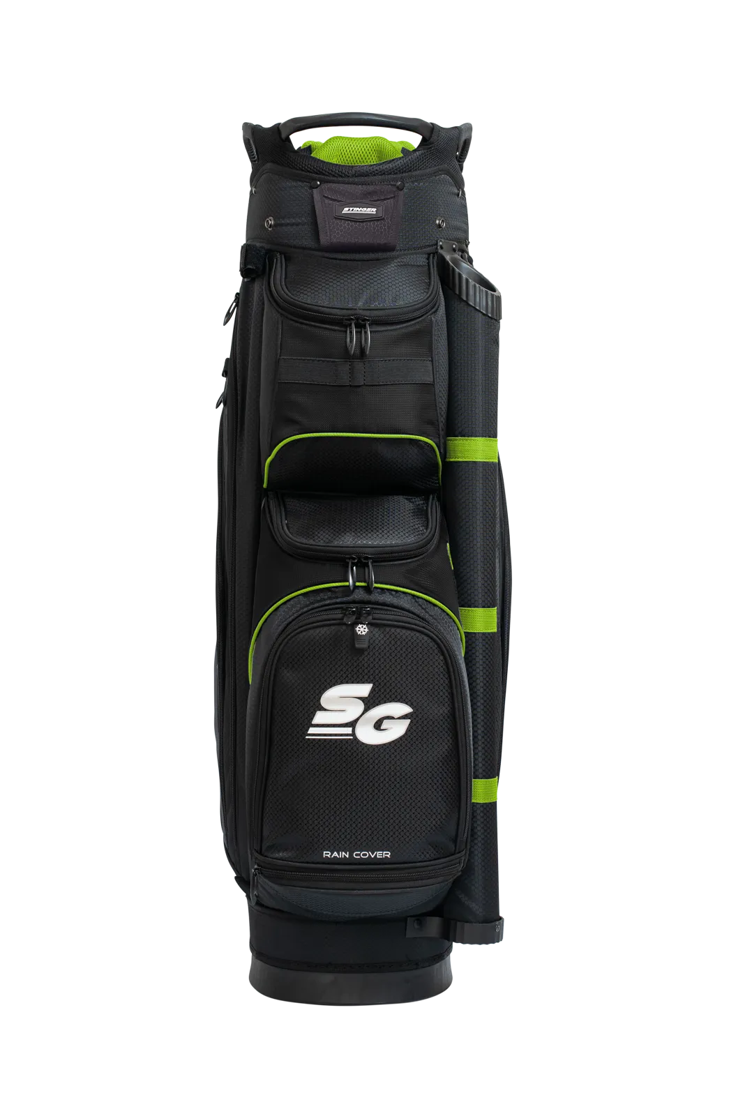 Light Weight Premium Golf Bag - Black/Lime