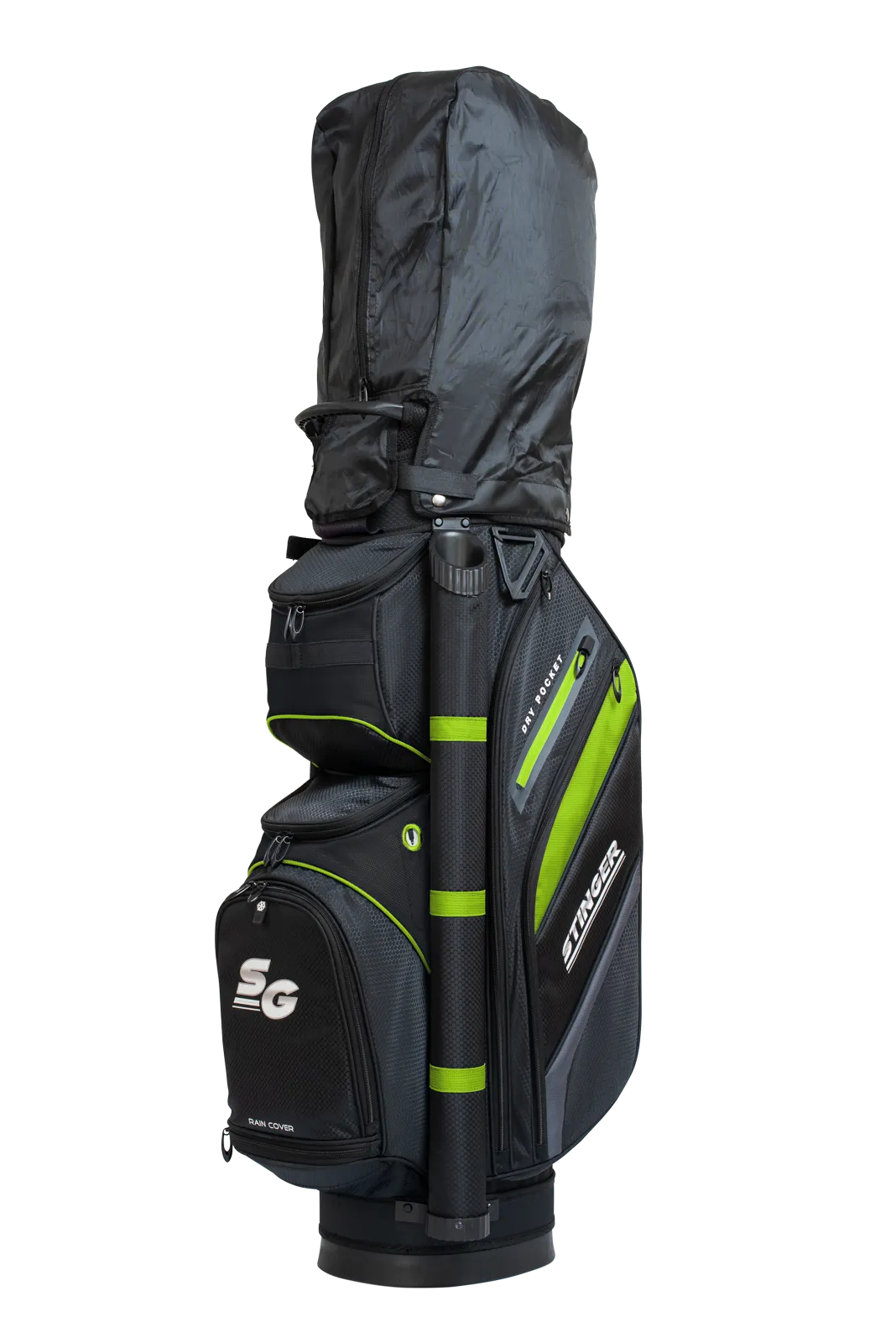 Light Weight Premium Golf Bag - Black/Lime