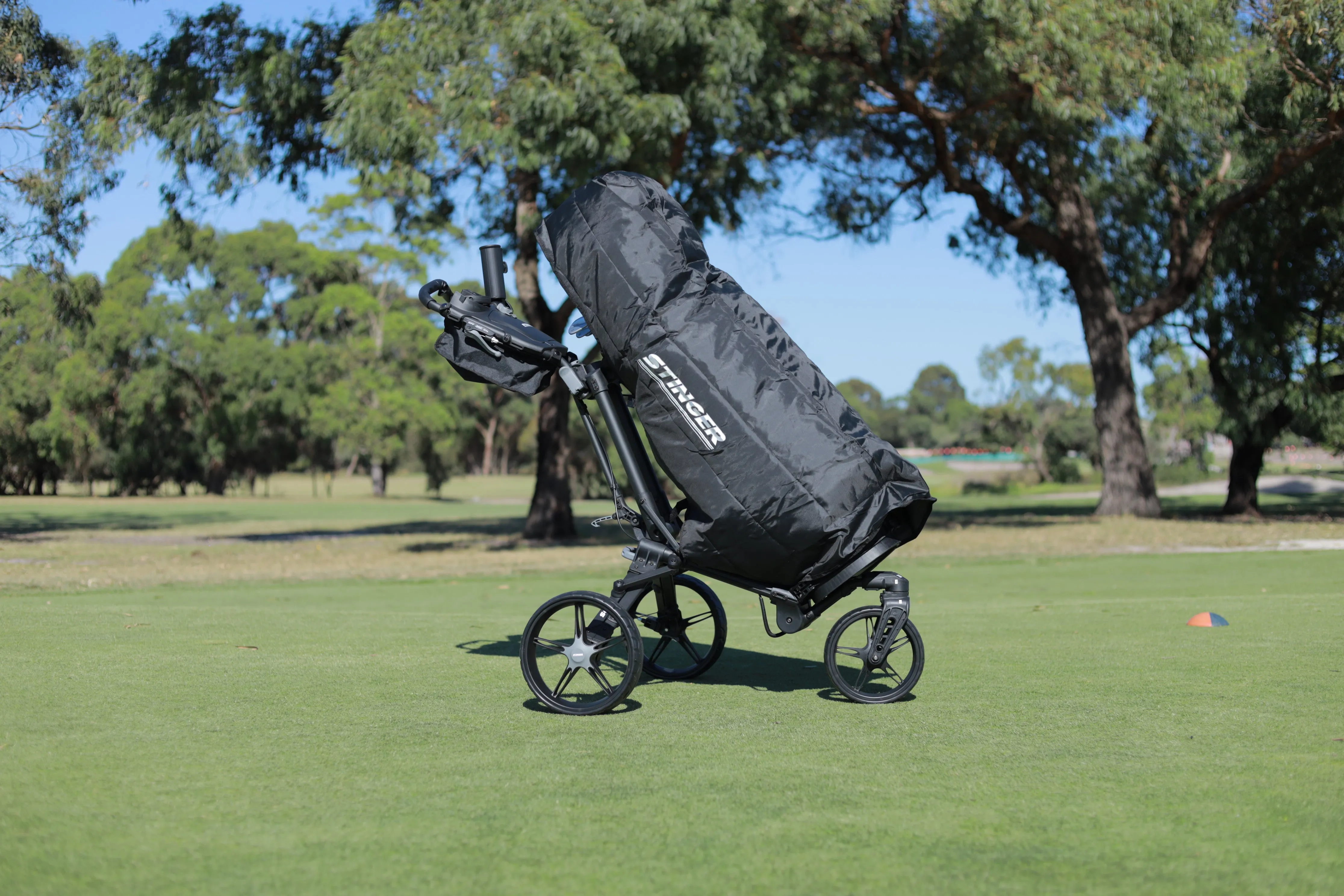 Light Weight Premium Golf Bag - Black/Lime