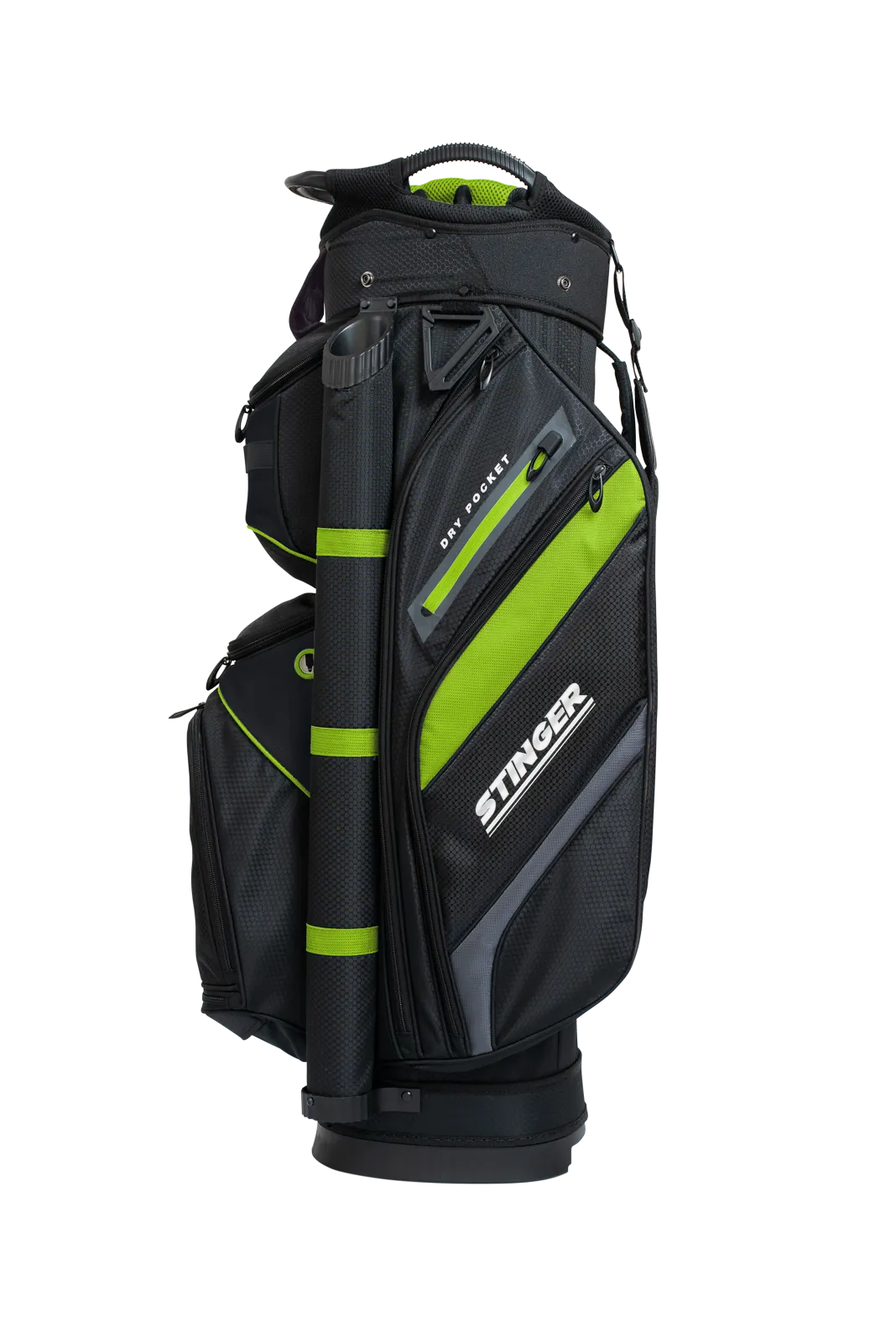 Light Weight Premium Golf Bag - Black/Lime