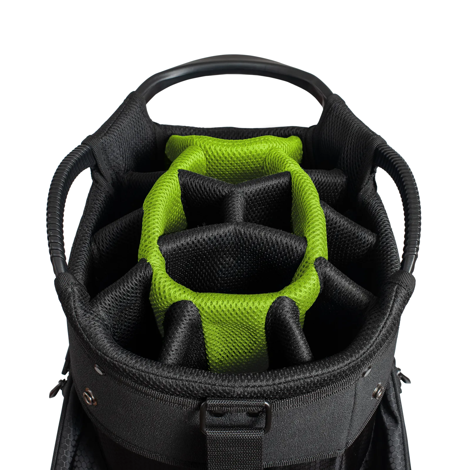 Light Weight Premium Golf Bag - Black/Lime