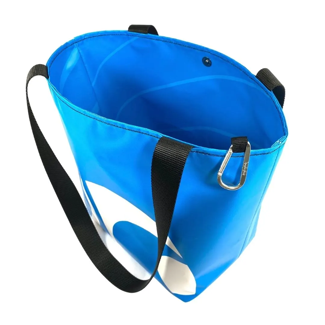 **Limited Release** Banner Tote Bag, Large: "Outrigger Blue"