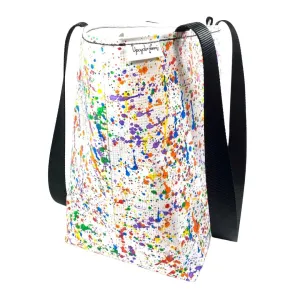 **Limited Release** Banner Tote Bag, Large: "Rainbow Splash"