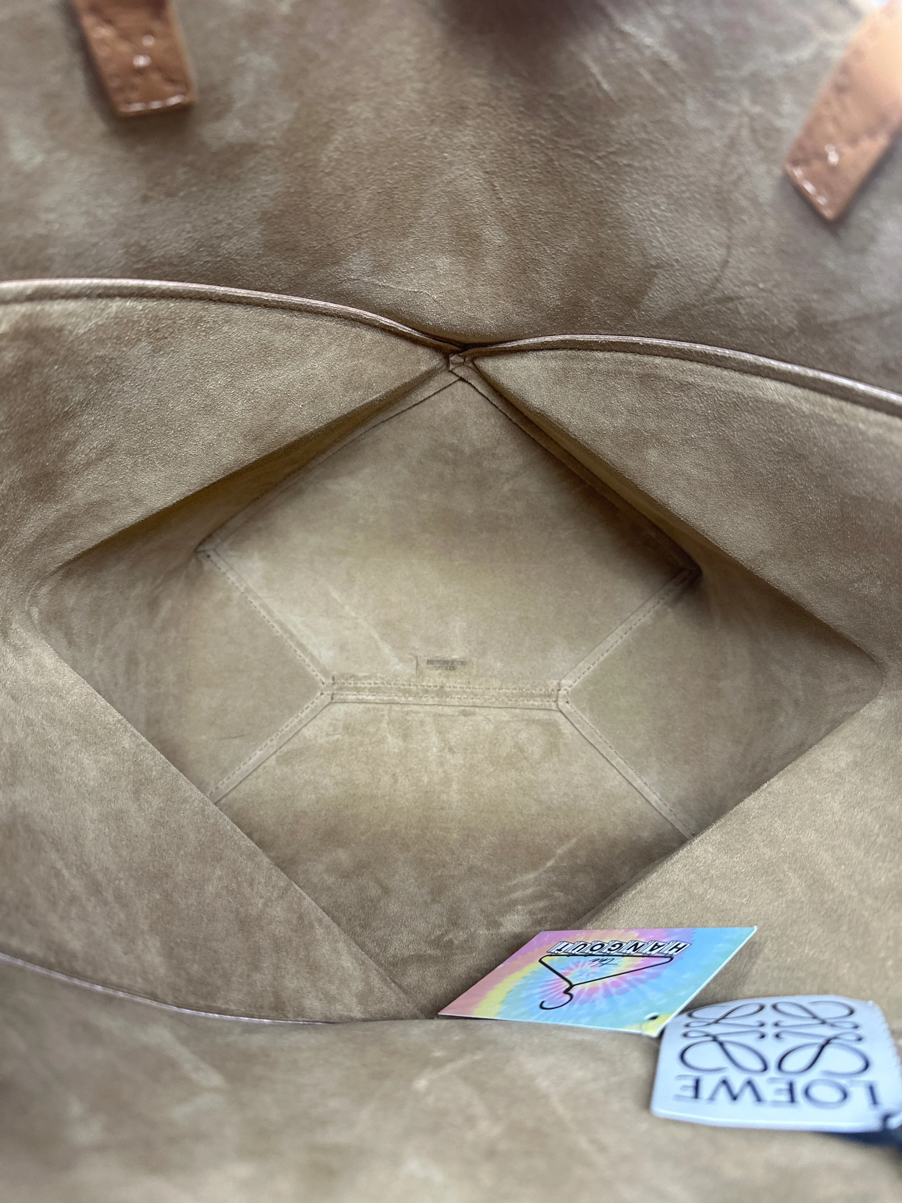 Loewe Puzzle Tote Bag in Cognac