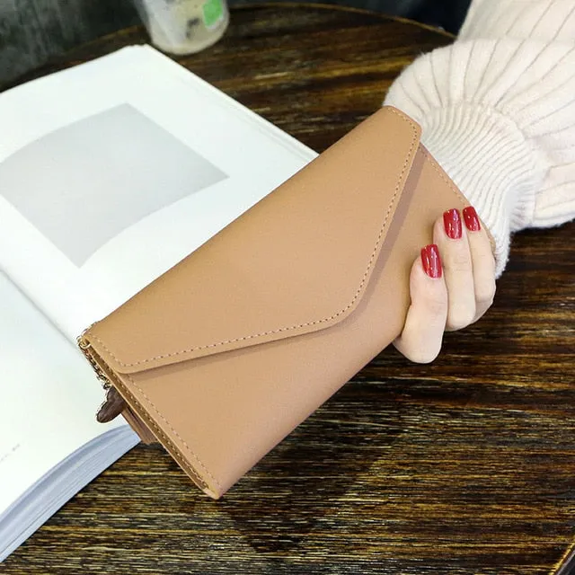 Long Wallet Women Purses Tassel Fashion Coin Purse Card Holder Wallet