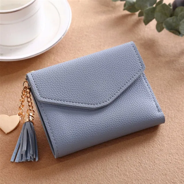 Long Wallet Women Purses Tassel Fashion Coin Purse Card Holder Wallet