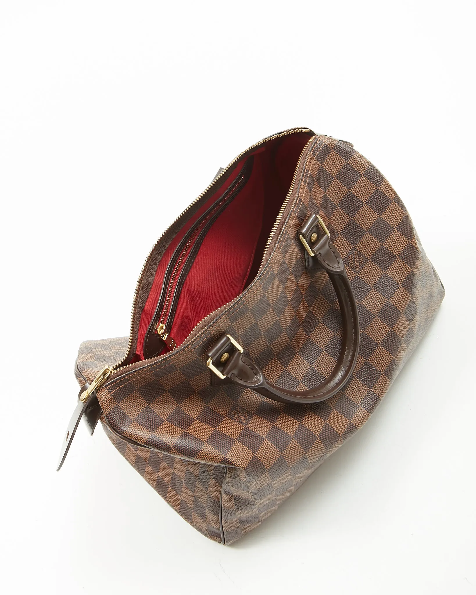 Louis Vuitton Damier Ebene Canvas Speedy 30 Bag