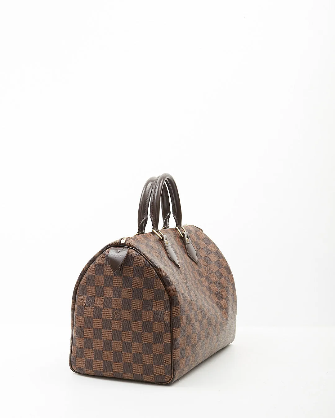 Louis Vuitton Damier Ebene Canvas Speedy 30 Bag