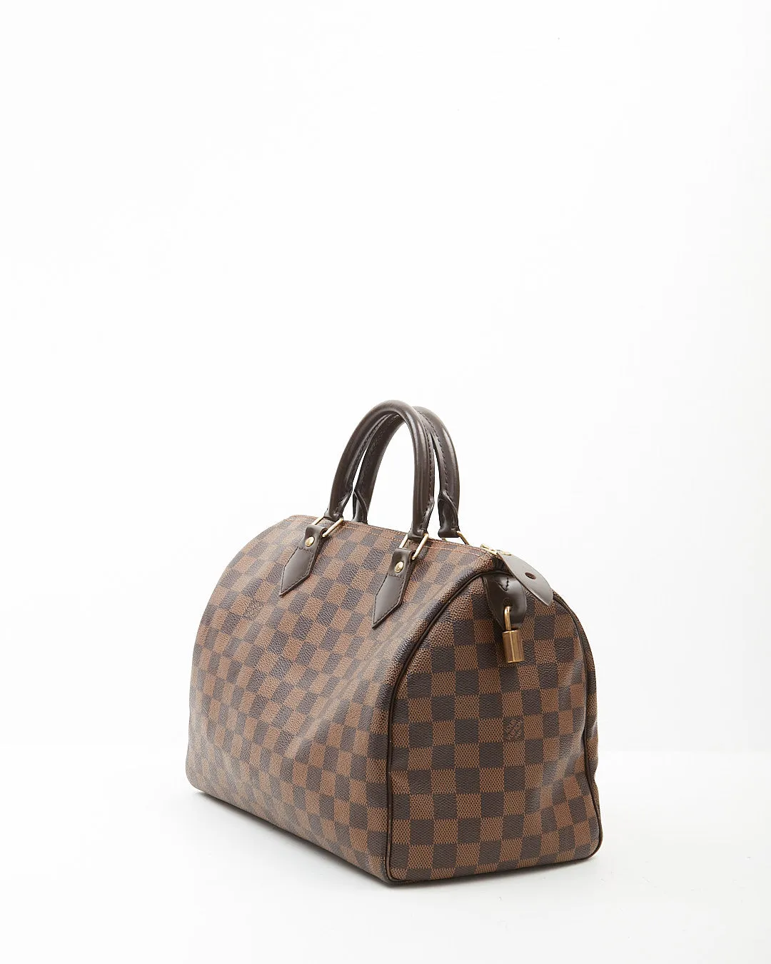 Louis Vuitton Damier Ebene Canvas Speedy 30 Bag