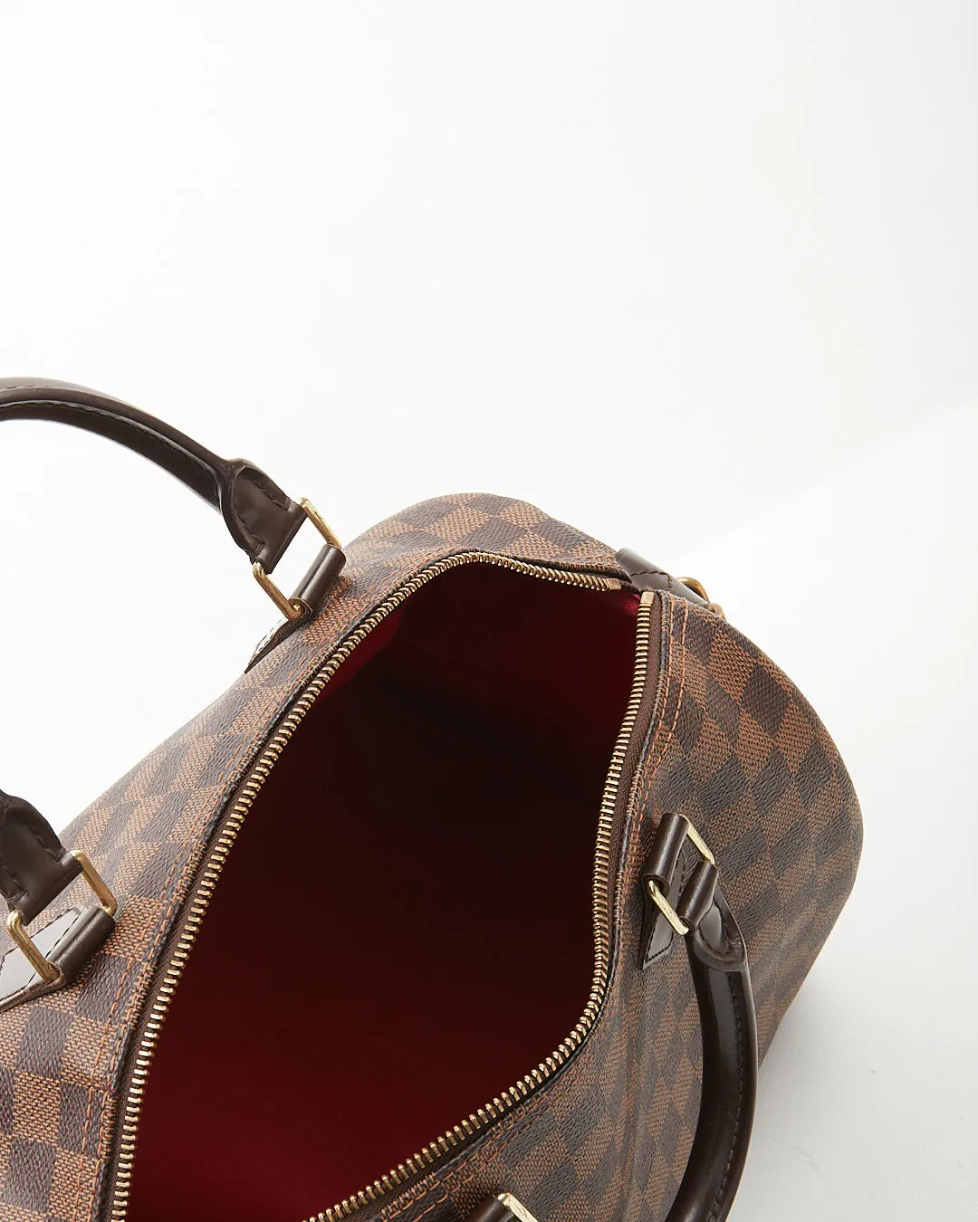 Louis Vuitton Damier Ebene Canvas Speedy 30 Bag
