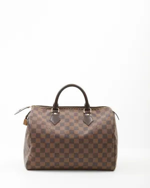 Louis Vuitton Damier Ebene Canvas Speedy 30 Bag