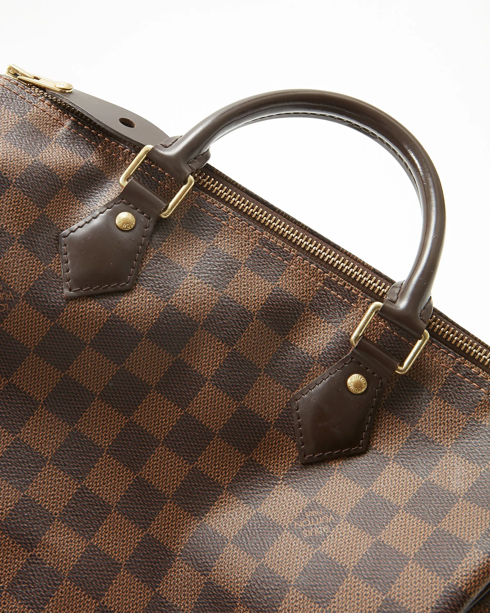 Louis Vuitton Damier Ebene Canvas Speedy 30 Bag
