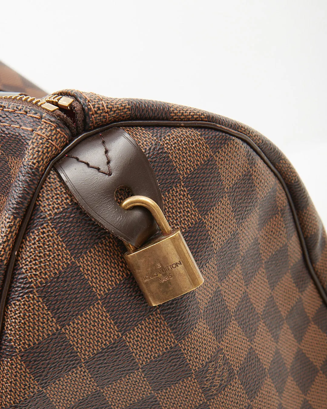 Louis Vuitton Damier Ebene Canvas Speedy 30 Bag