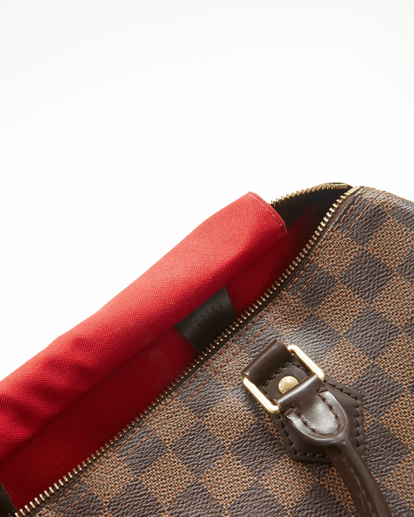 Louis Vuitton Damier Ebene Canvas Speedy 30 Bag