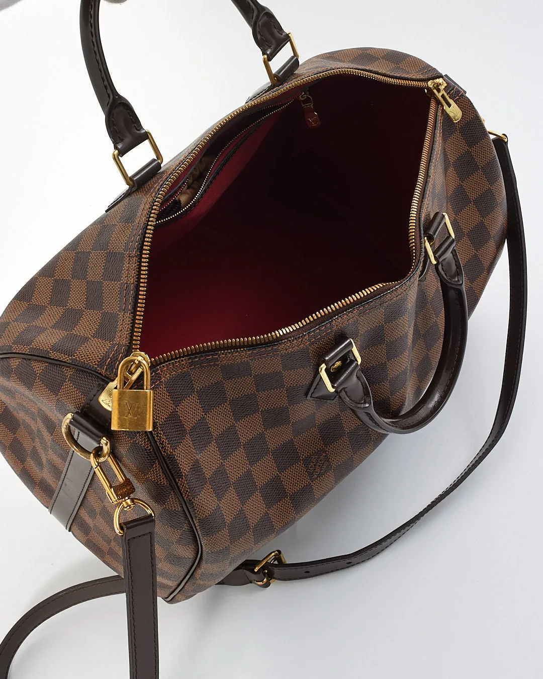 Louis Vuitton Damier Ebene Canvas Speedy Bandoulière 35