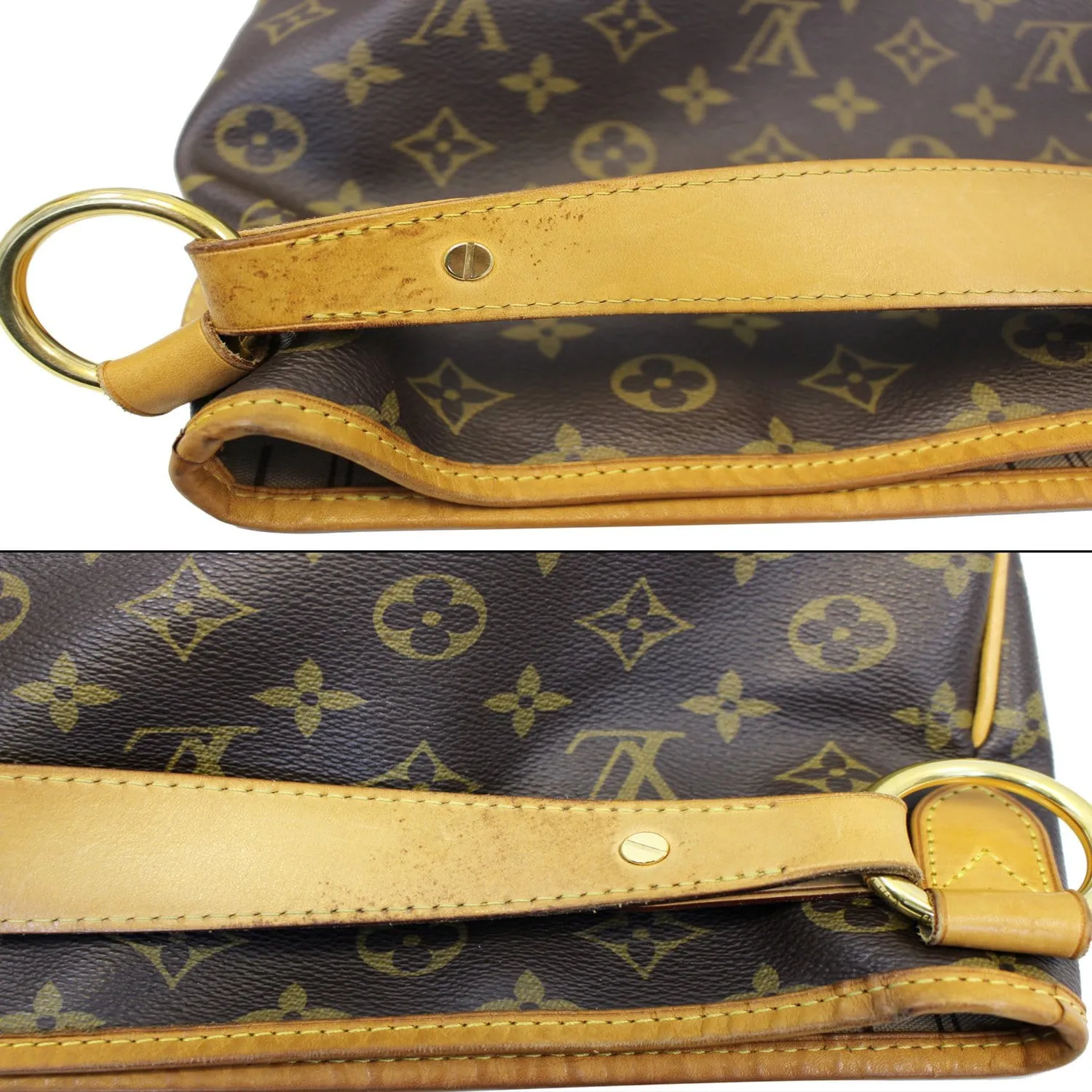 LOUIS VUITTON Delightful PM Monogram Canvas Shoulder Hobo Bag