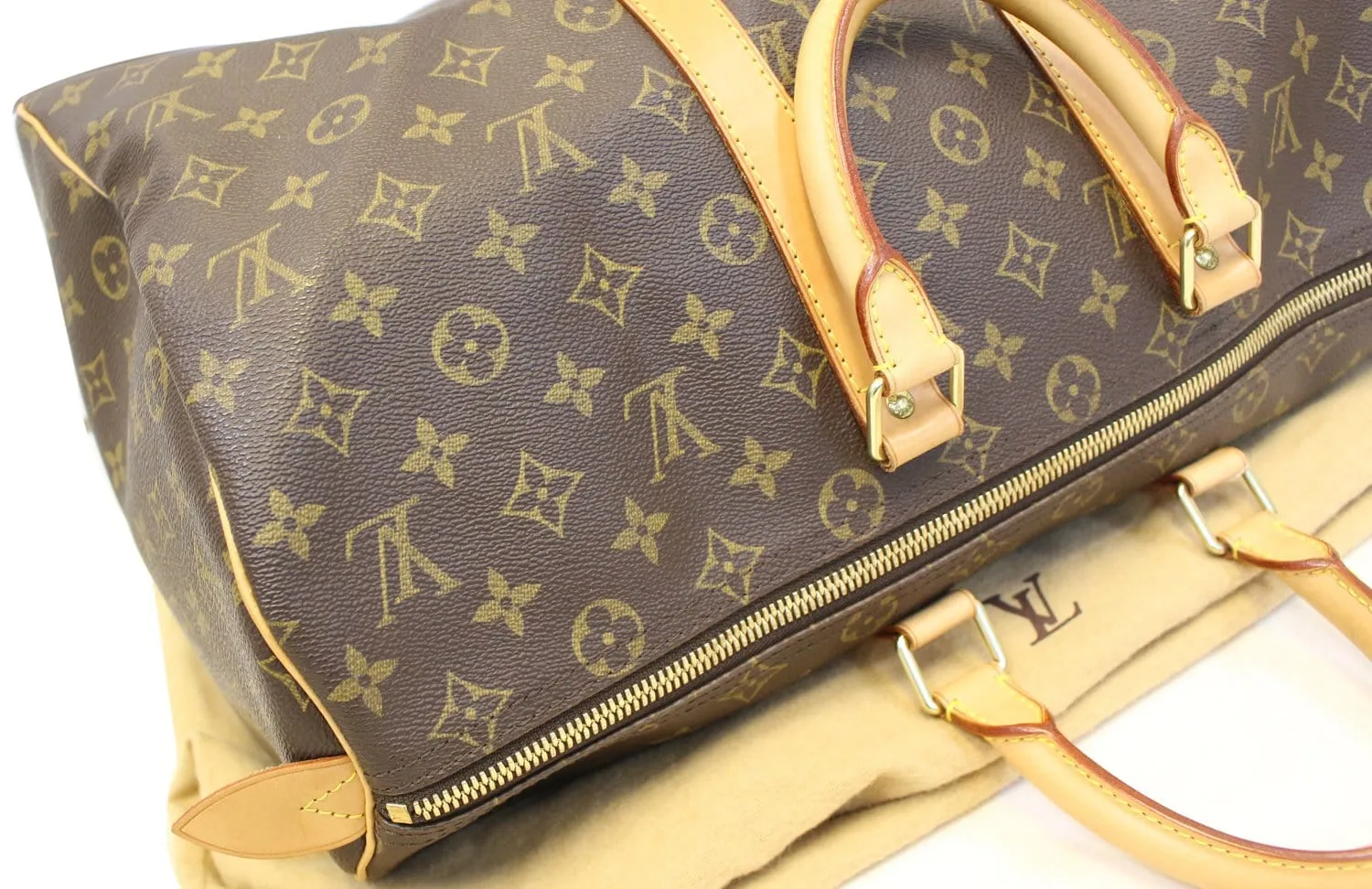 LOUIS VUITTON Keepall 45 Monogram Canvas Duffle Travel Bag