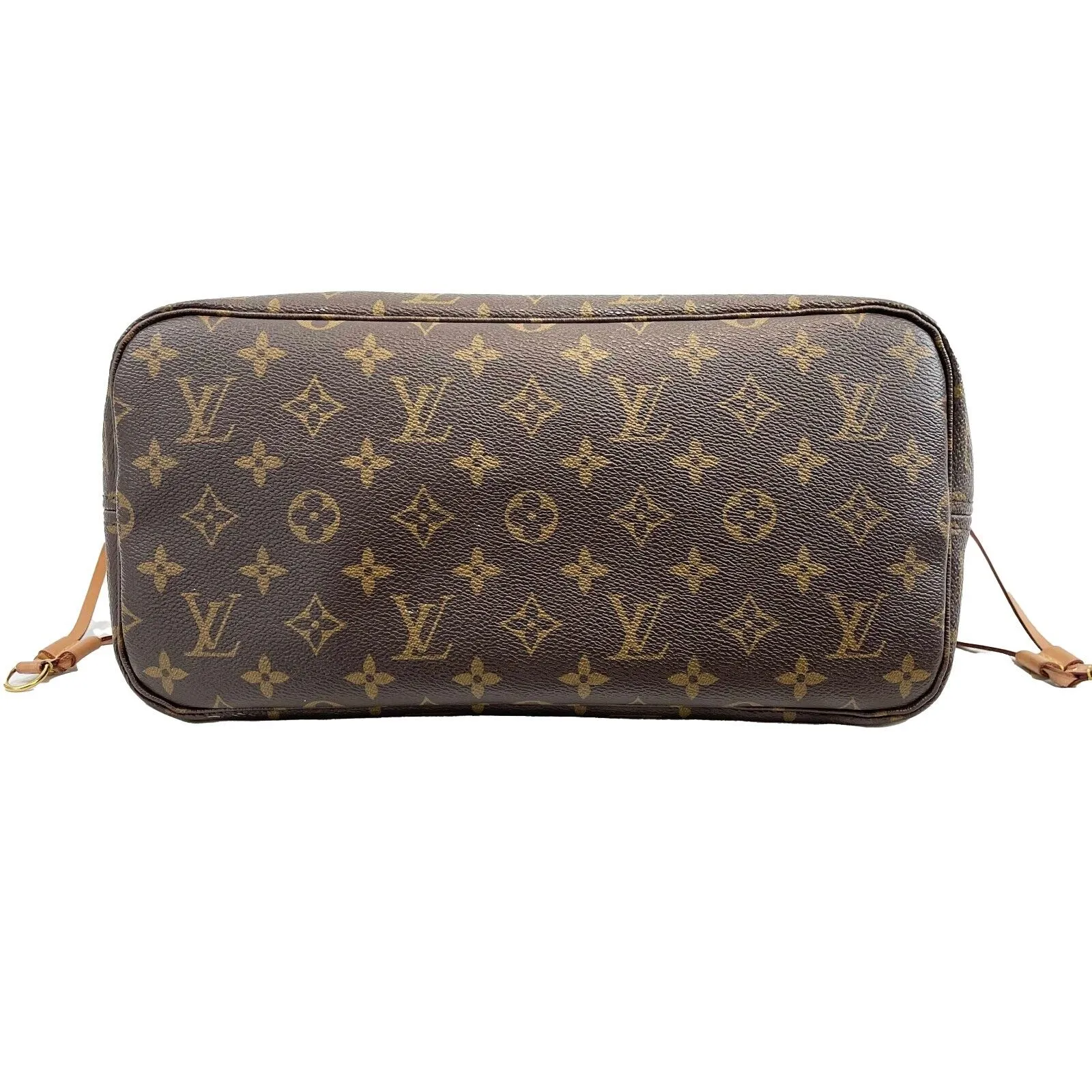 Louis Vuitton - LV Neverfull MM - Brown Monogram Tote w/ Pouch