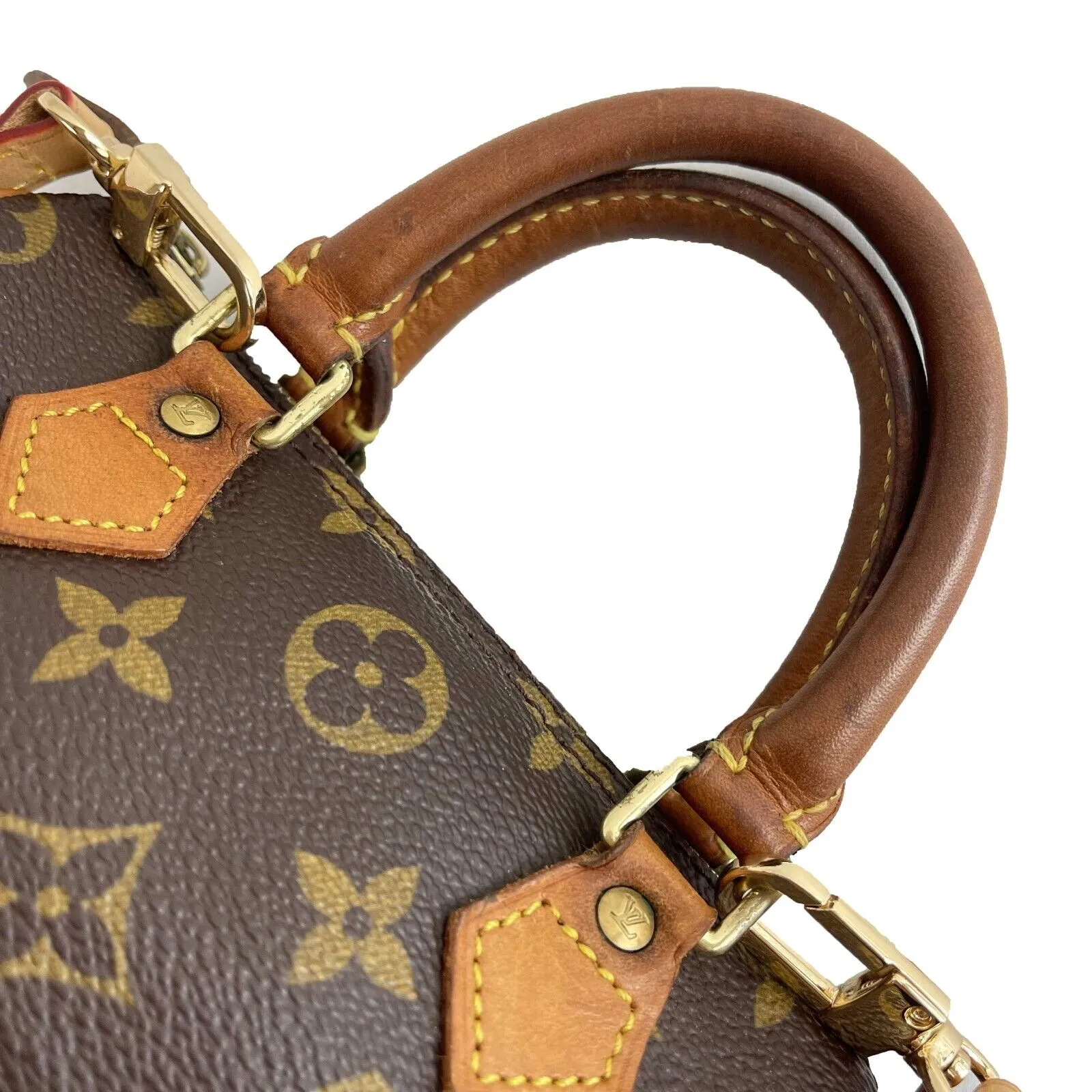 Louis Vuitton - Mini Speedy - Brown Monogram Top Handle Bag