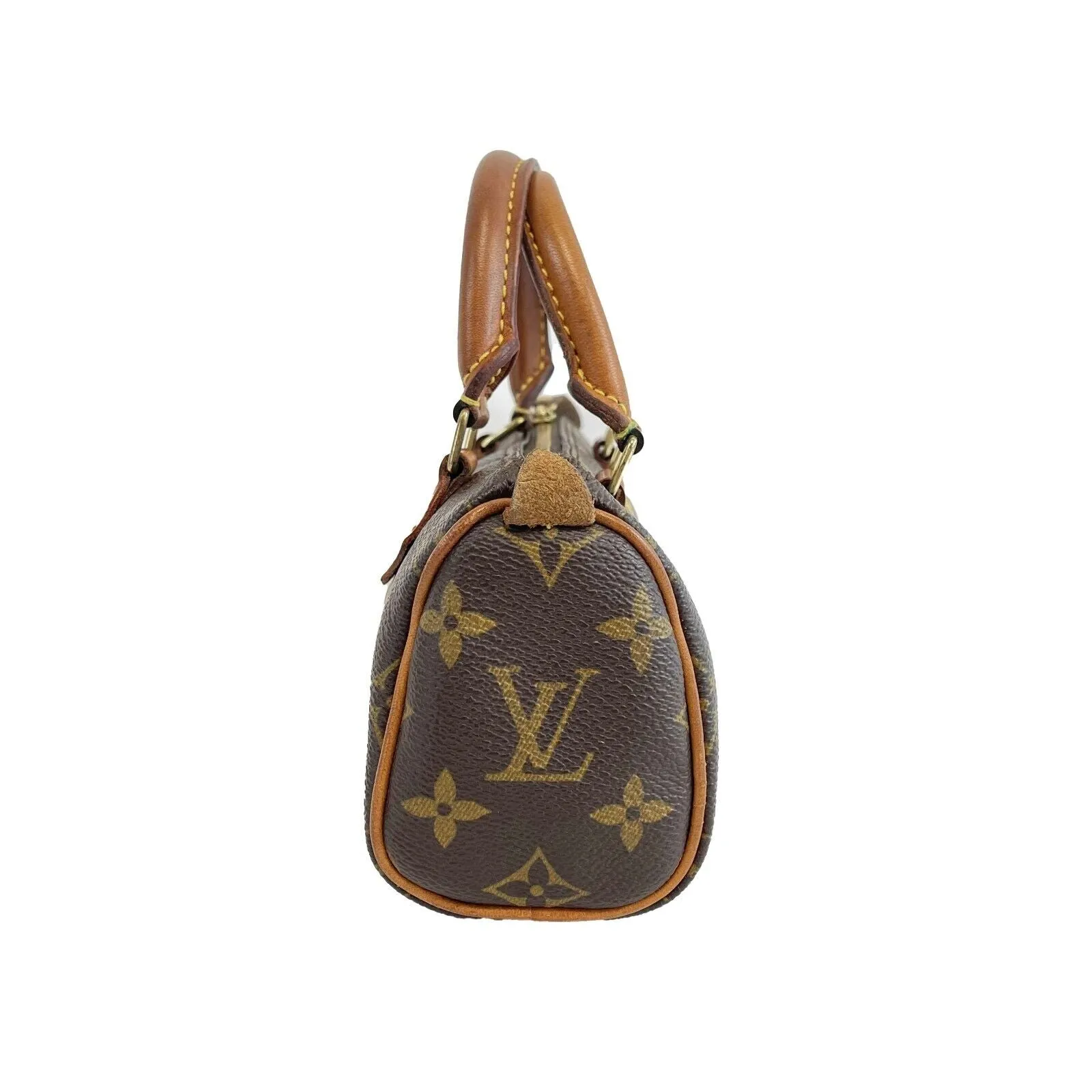 Louis Vuitton - Mini Speedy - Brown Monogram Top Handle Bag