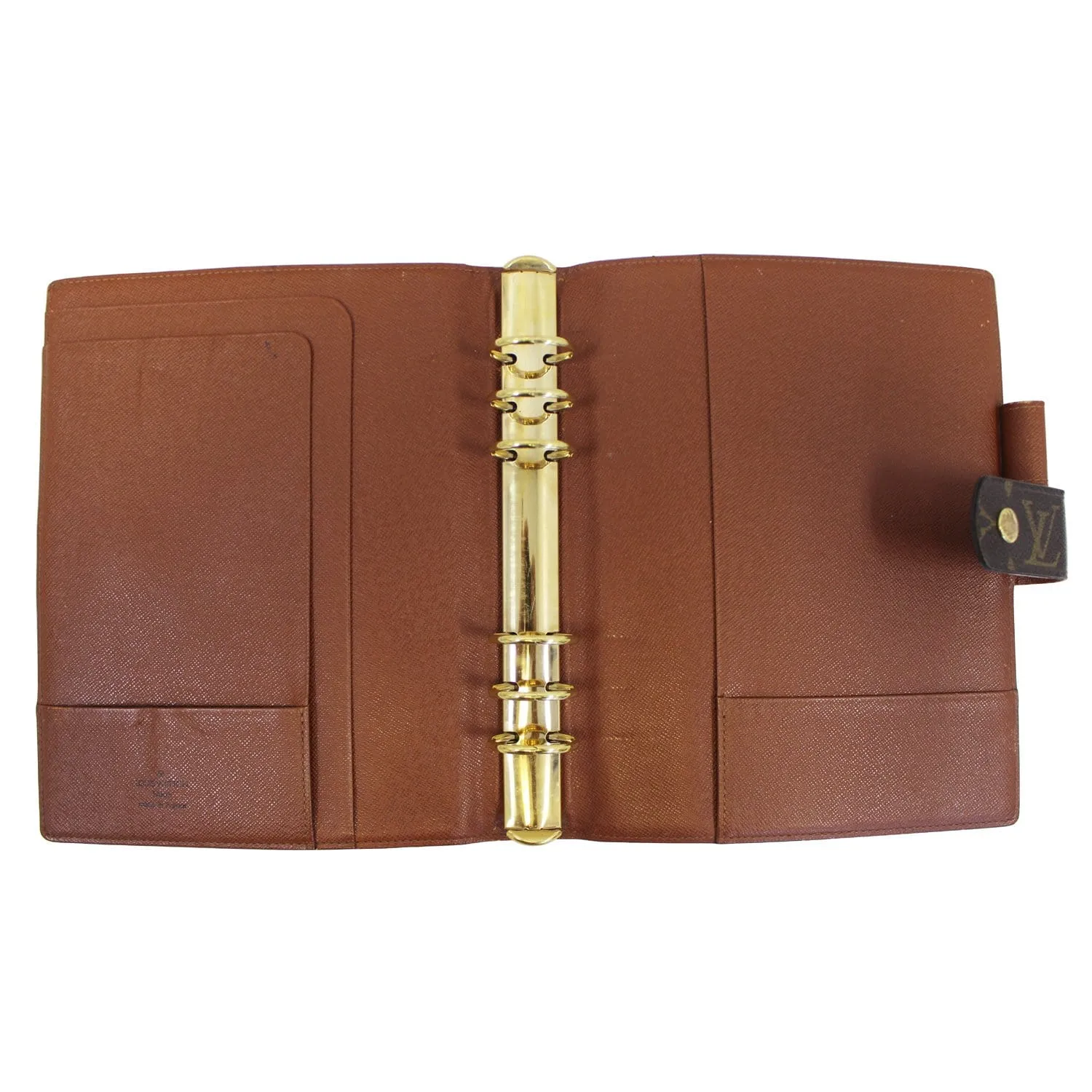 LOUIS VUITTON Monogram Canvas Brown Agenda GM Day Planner Cover