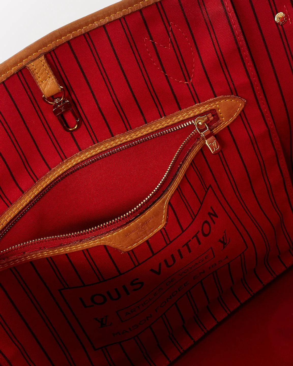 Louis Vuitton Monogram Canvas Neverfull MM with Pouch