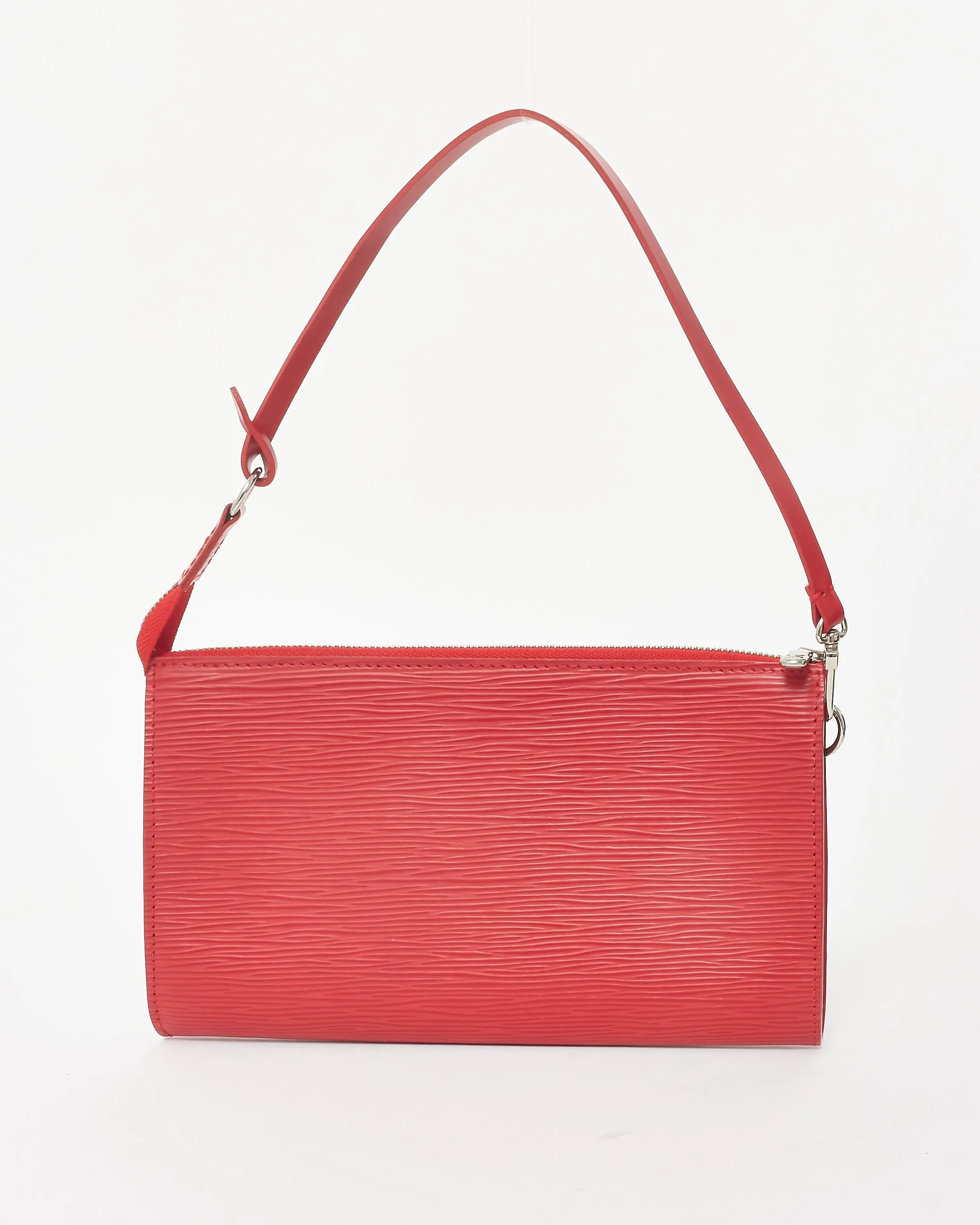 Louis Vuitton Red Epi Leather Pochette Accessoires Bag