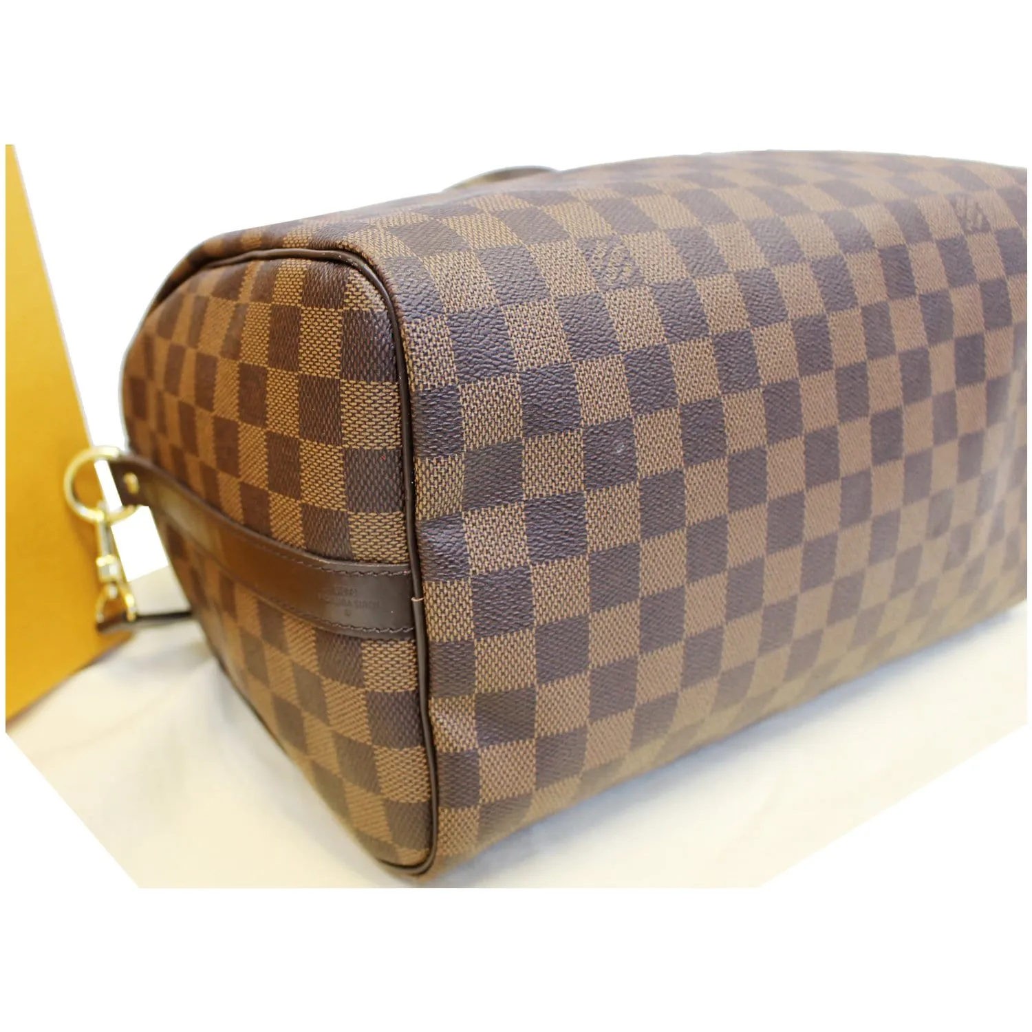 LOUIS VUITTON Speedy 30 Bandouliere Damier Ebene Shoulder Bag Brown