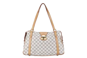 LOUIS VUITTON STRESA GM (N42220) DAMIER AZUR GOLD HARDWARE NO DUST COVER