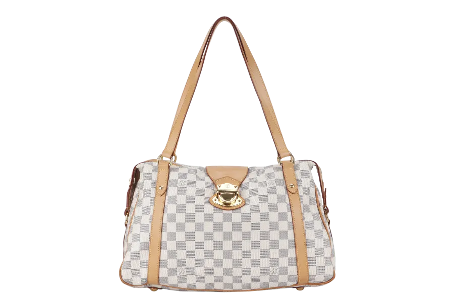 LOUIS VUITTON STRESA GM (N42220) DAMIER AZUR GOLD HARDWARE NO DUST COVER