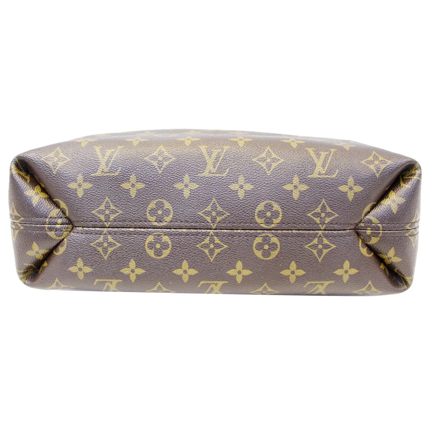LOUIS VUITTON Sully PM Monogram Canvas Shoulder Bag Brown
