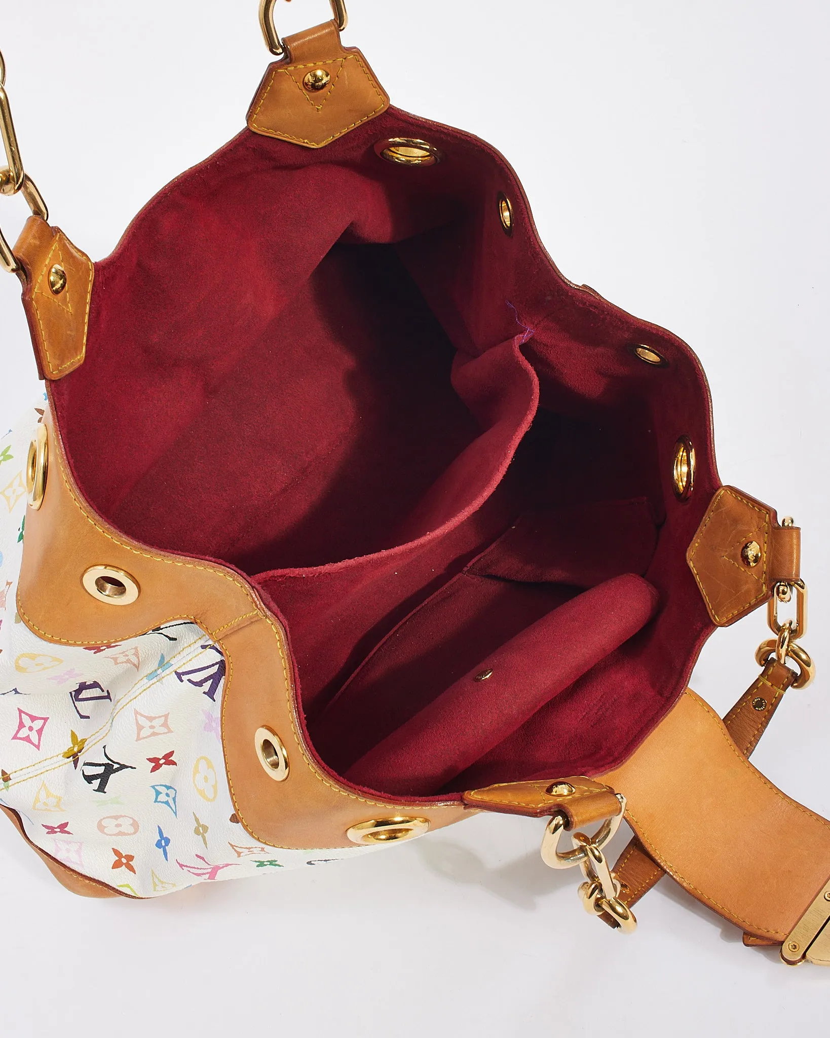 Louis Vuitton White Monogram Multicolore Ursula Bag