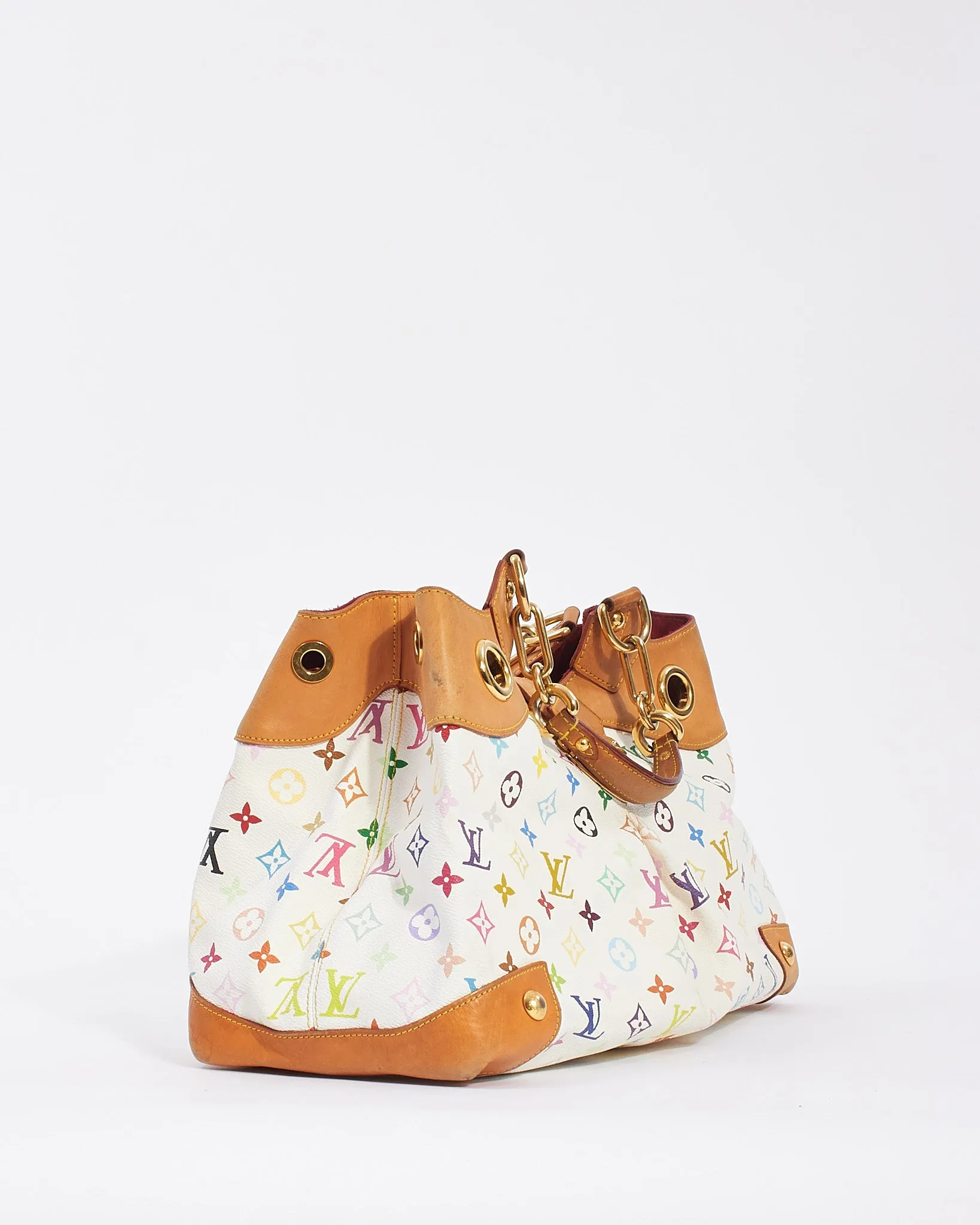 Louis Vuitton White Monogram Multicolore Ursula Bag