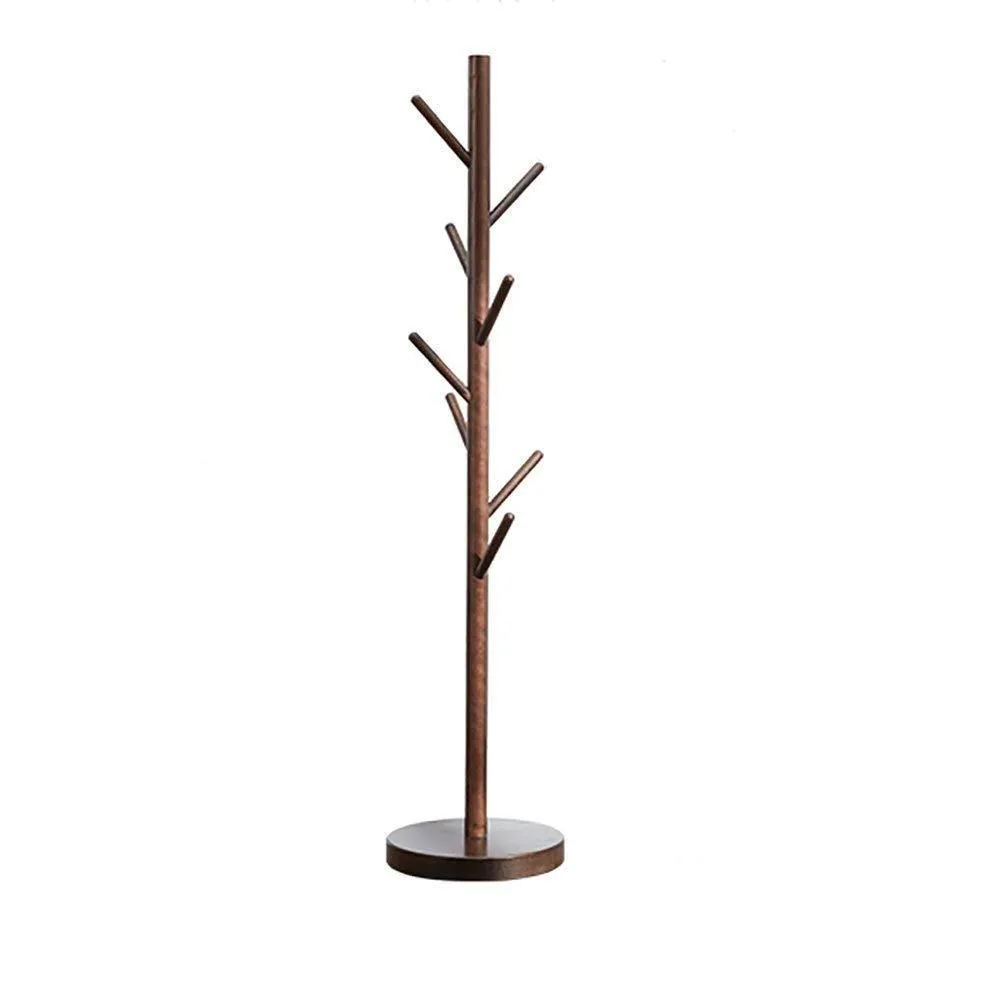 LUHEN Pure Solid Wood Hanger Floor Red Oak Hanging Clothes Rack Bedroom American Minimalist niture