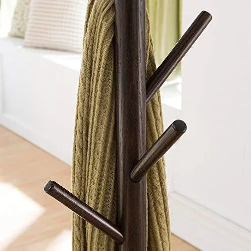 LUHEN Pure Solid Wood Hanger Floor Red Oak Hanging Clothes Rack Bedroom American Minimalist niture